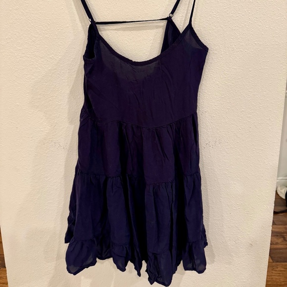 Forever 21 Tiered Navy Blue Sundress - Size Small - Picture 1 of 3